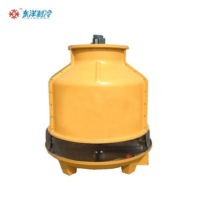 Industrial Circular Cooling Tower Yellow Round Type Cooling Tower